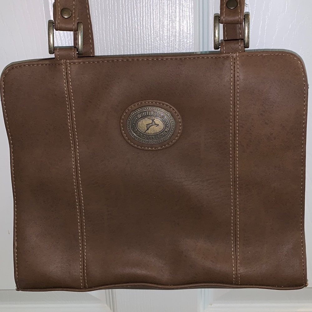 3/$15 White Stag brown faux leather purse
